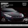 Ốp trang trí đèn pha chrome Hyundai Accent  (2011-2017)